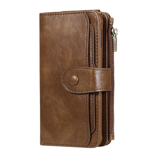 For Galaxy S10e Multifunctional Retro Detachable Magnetic Horizontal Flip Leather Case with Card Slots & Holder & Wallet & Photo Frame(Brown) - Galaxy Phone Cases by buy2fix | Online Shopping UK | buy2fix