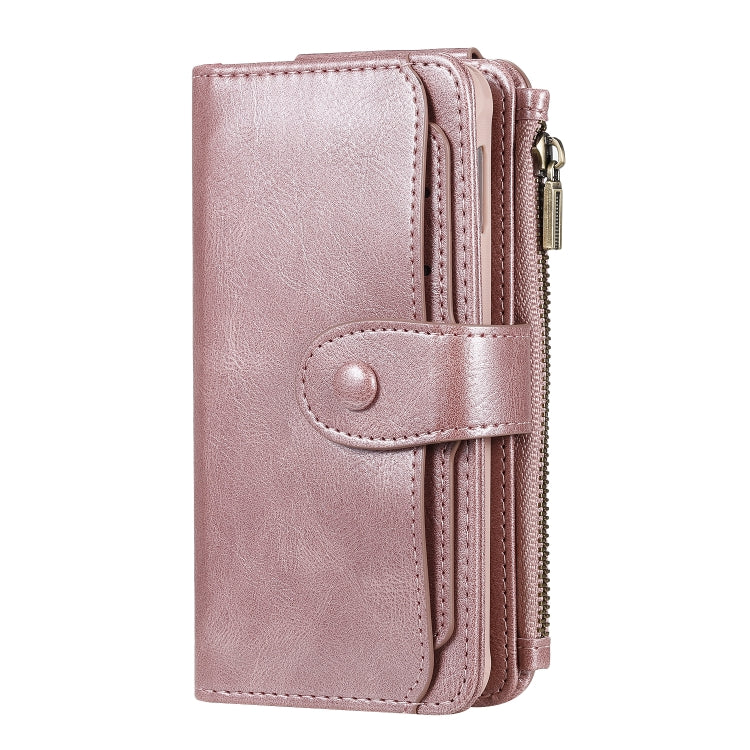 For Galaxy S10e Multifunctional Retro Detachable Magnetic Horizontal Flip Leather Case with Card Slots & Holder & Wallet & Photo Frame(Rose Gold) - Galaxy Phone Cases by buy2fix | Online Shopping UK | buy2fix