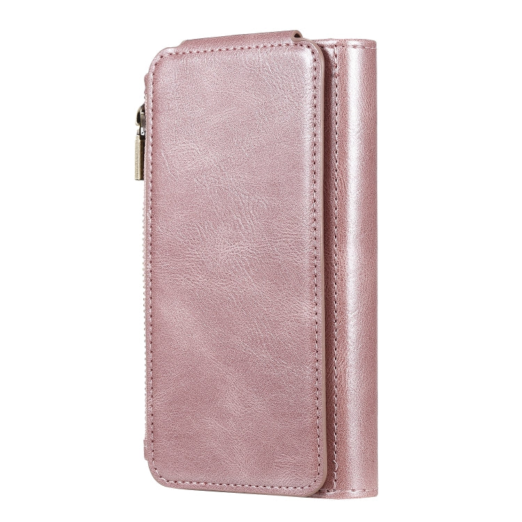 For Galaxy S10e Multifunctional Retro Detachable Magnetic Horizontal Flip Leather Case with Card Slots & Holder & Wallet & Photo Frame(Rose Gold) - Galaxy Phone Cases by buy2fix | Online Shopping UK | buy2fix