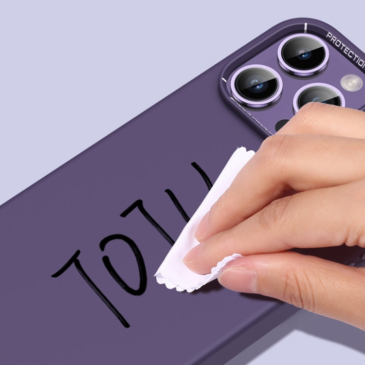 For iPhone 14 Pro Max TOTUDESIGN AA-148 Brilliant Series Shockproof Liquid Silicone Phone Case(Light Purple) - iPhone 14 Pro Max Cases by TOTUDESIGN | Online Shopping UK | buy2fix