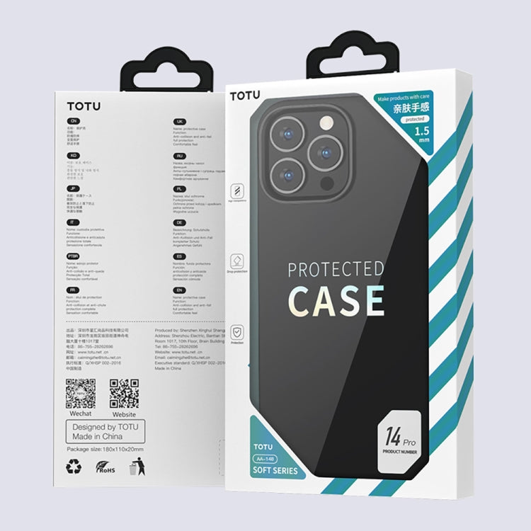 For iPhone 14 Pro Max TOTUDESIGN AA-148 Brilliant Series Shockproof Liquid Silicone Phone Case(Light Purple) - iPhone 14 Pro Max Cases by TOTUDESIGN | Online Shopping UK | buy2fix