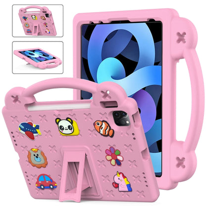 For iPad 2025 / 2022 Handle Kickstand Children EVA Shockproof Tablet Case(Pink) - iPad 2025 / 2022 Cases by buy2fix | Online Shopping UK | buy2fix