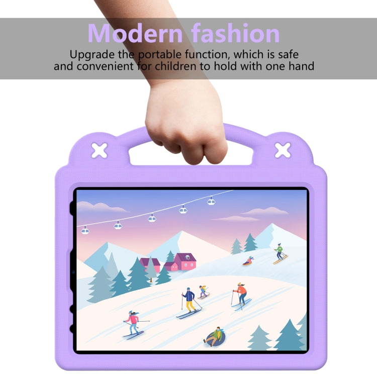 For iPad 2025 / 2022 Handle Kickstand Children EVA Shockproof Tablet Case(Light Purple) - iPad 2025 / 2022 Cases by buy2fix | Online Shopping UK | buy2fix