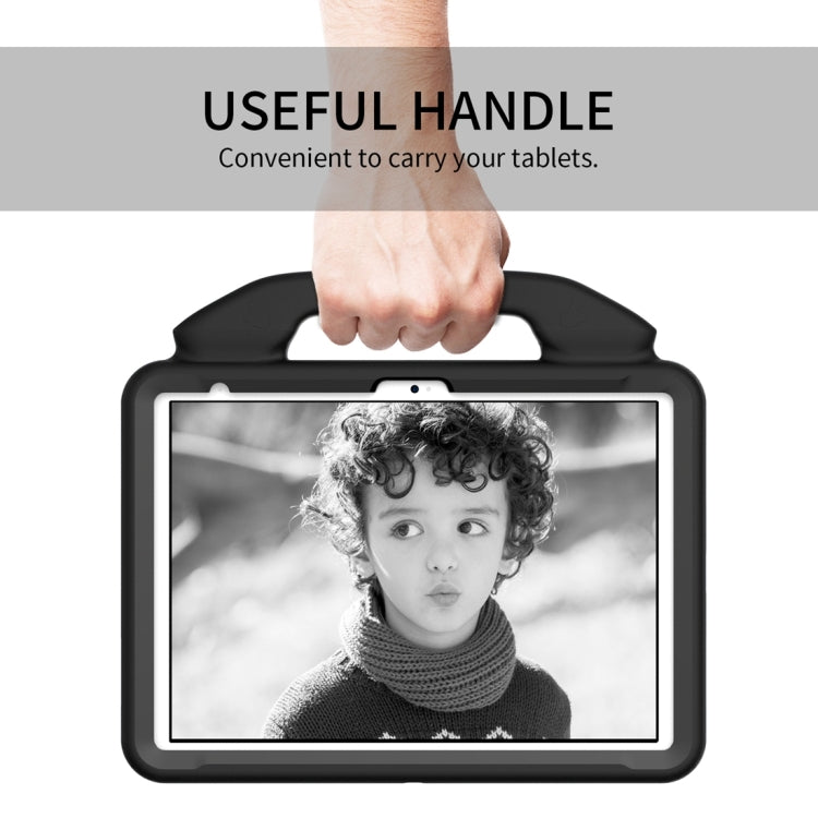 For iPad 2025 / 2022 Children EVA Shockproof Tablet Case with Thumb Bracket(Black) - iPad 2025 / 2022 Cases by buy2fix | Online Shopping UK | buy2fix