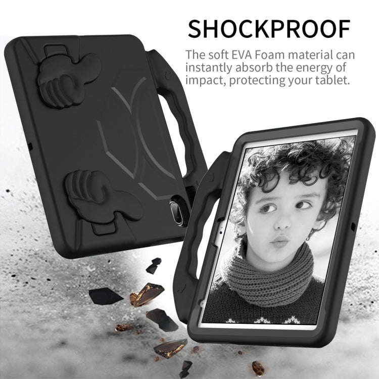 For iPad 2025 / 2022 Children EVA Shockproof Tablet Case with Thumb Bracket(Black) - iPad 2025 / 2022 Cases by buy2fix | Online Shopping UK | buy2fix