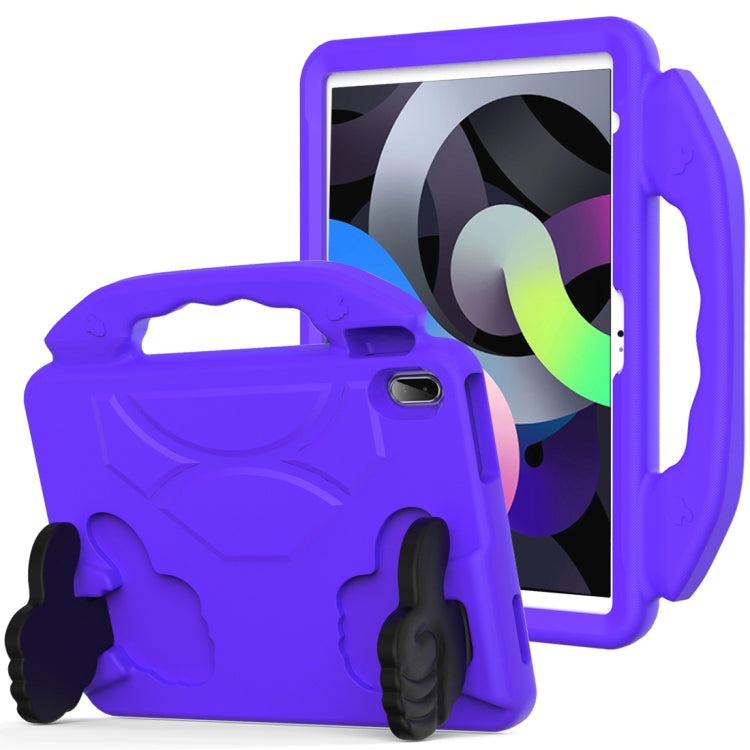 For iPad 2025 / 2022 Children EVA Shockproof Tablet Case with Thumb Bracket(Purple) - iPad 2025 / 2022 Cases by buy2fix | Online Shopping UK | buy2fix