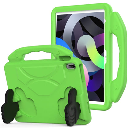 For iPad 2025 / 2022 Children EVA Shockproof Tablet Case with Thumb Bracket(Green) - iPad 2025 / 2022 Cases by buy2fix | Online Shopping UK | buy2fix