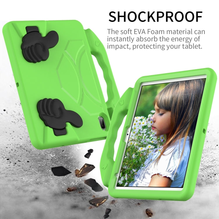 For iPad 2025 / 2022 Children EVA Shockproof Tablet Case with Thumb Bracket(Green) - iPad 2025 / 2022 Cases by buy2fix | Online Shopping UK | buy2fix