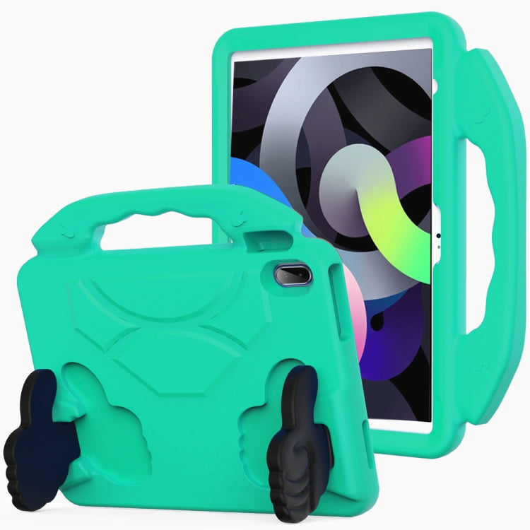 For iPad 2025 / 2022 Children EVA Shockproof Tablet Case with Thumb Bracket(Glacier Green) - iPad 2025 / 2022 Cases by buy2fix | Online Shopping UK | buy2fix