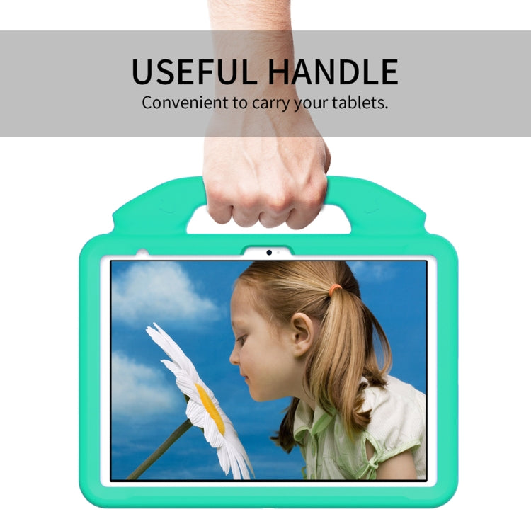 For iPad 2025 / 2022 Children EVA Shockproof Tablet Case with Thumb Bracket(Glacier Green) - iPad 2025 / 2022 Cases by buy2fix | Online Shopping UK | buy2fix