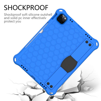 For iPad 2025 / 2022 Honeycomb Design EVA + PC Anti Falling Tablet Protective Case(Blue Black) - iPad 2025 / 2022 Cases by buy2fix | Online Shopping UK | buy2fix