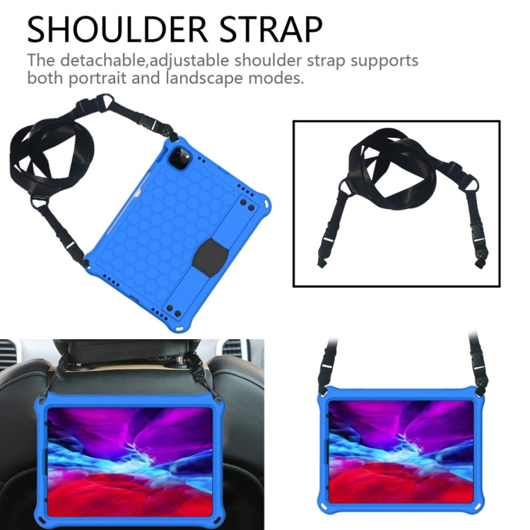 For iPad 2025 / 2022 Honeycomb Design EVA + PC Anti Falling Tablet Protective Case(Blue Black) - iPad 2025 / 2022 Cases by buy2fix | Online Shopping UK | buy2fix
