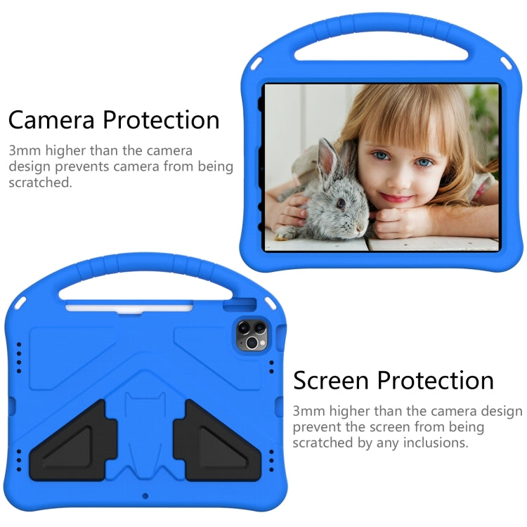 For iPad 2025 / 2022 EVA Anti Falling Tablet Protective Case with Holder(Blue) - iPad 2025 / 2022 Cases by buy2fix | Online Shopping UK | buy2fix