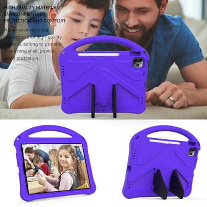 For iPad 2025 / 2022 EVA Anti Falling Tablet Protective Case with Holder(Purple) - iPad 2025 / 2022 Cases by buy2fix | Online Shopping UK | buy2fix