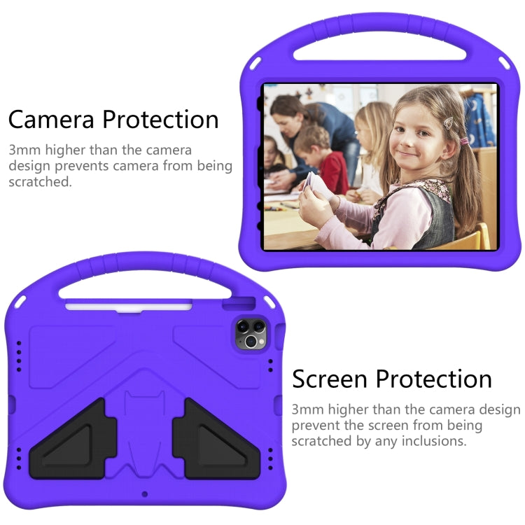 For iPad 2025 / 2022 EVA Anti Falling Tablet Protective Case with Holder(Purple) - iPad 2025 / 2022 Cases by buy2fix | Online Shopping UK | buy2fix