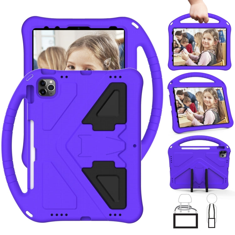 For iPad 2025 / 2022 EVA Anti Falling Tablet Protective Case with Holder(Purple) - iPad 2025 / 2022 Cases by buy2fix | Online Shopping UK | buy2fix