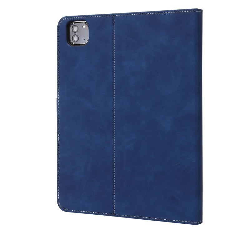 For iPad 2025 / 2022 Calf Texture Horizontal Flip Leather Tablet Case(Dark Blue) - iPad 2025 / 2022 Cases by buy2fix | Online Shopping UK | buy2fix