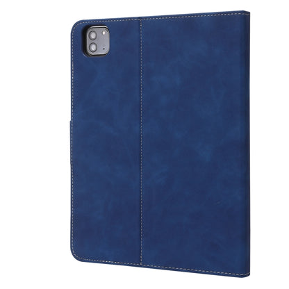 For iPad 2025 / 2022 Calf Texture Horizontal Flip Leather Tablet Case(Dark Blue) - iPad 2025 / 2022 Cases by buy2fix | Online Shopping UK | buy2fix