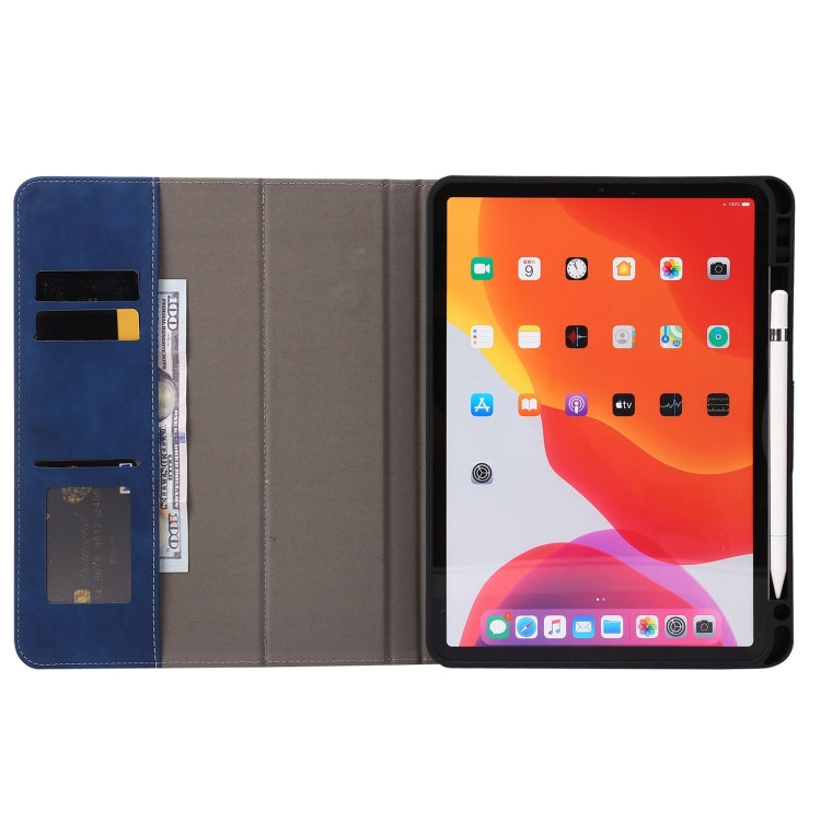 For iPad 2025 / 2022 Calf Texture Horizontal Flip Leather Tablet Case(Dark Blue) - iPad 2025 / 2022 Cases by buy2fix | Online Shopping UK | buy2fix