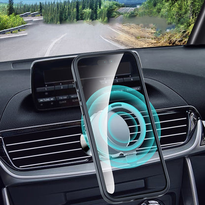 For iPhone 14 Yadun Holder Magsefe Phone Case(Black) by buy2fix