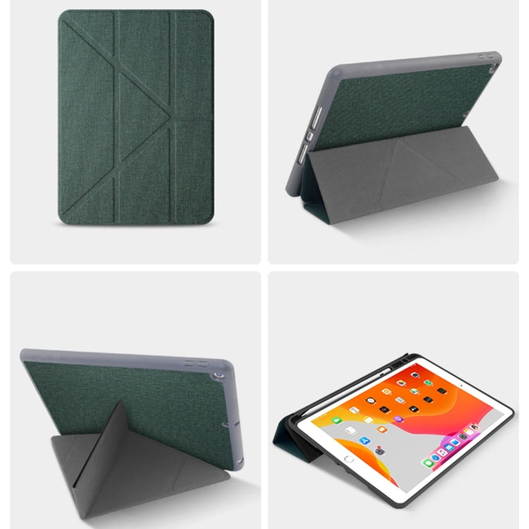 For iPad 2025 / 2022 Mutural Multi-fold Smart Leather Tablet Case(Blue) - iPad 2025 / 2022 Cases by buy2fix | Online Shopping UK | buy2fix