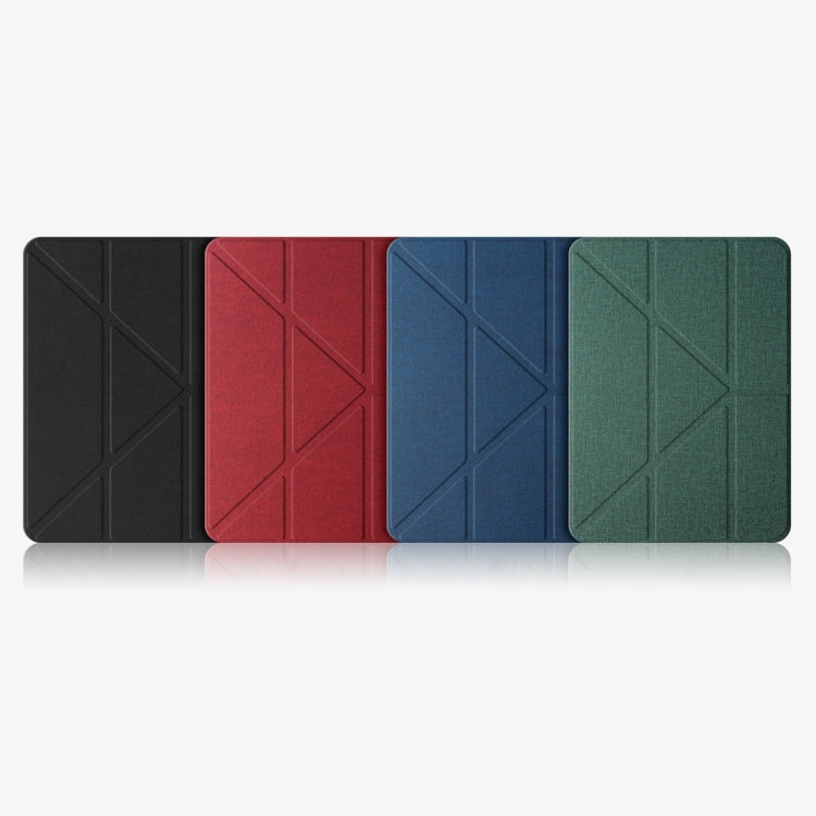 For iPad 2025 / 2022 Mutural Multi-fold Smart Leather Tablet Case(Black) - iPad 2025 / 2022 Cases by buy2fix | Online Shopping UK | buy2fix