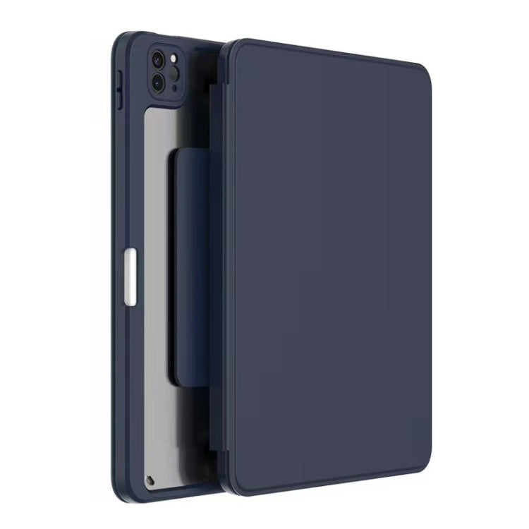 For iPad 2025 / 2022 Mutural Jianshang Series Tablet Leather Smart Case(Dark Blue) - iPad 2025 / 2022 Cases by buy2fix | Online Shopping UK | buy2fix