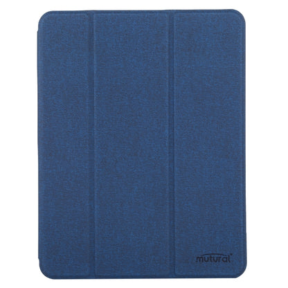 For iPad 2025 / 2022 Mutural YASHI Series Tablet Leather Smart Case(Blue) - iPad 2025 / 2022 Cases by buy2fix | Online Shopping UK | buy2fix