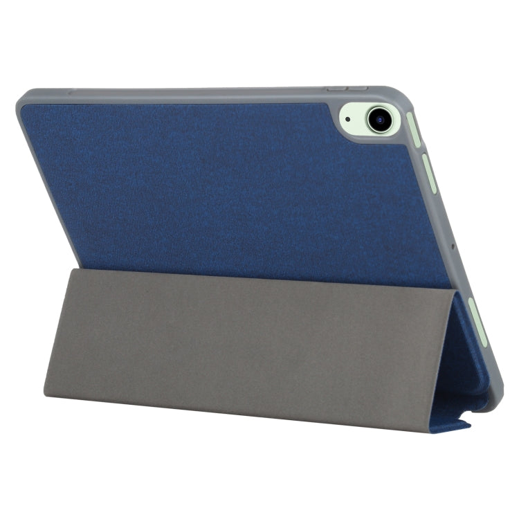 For iPad 2025 / 2022 Mutural YASHI Series Tablet Leather Smart Case(Blue) - iPad 2025 / 2022 Cases by buy2fix | Online Shopping UK | buy2fix