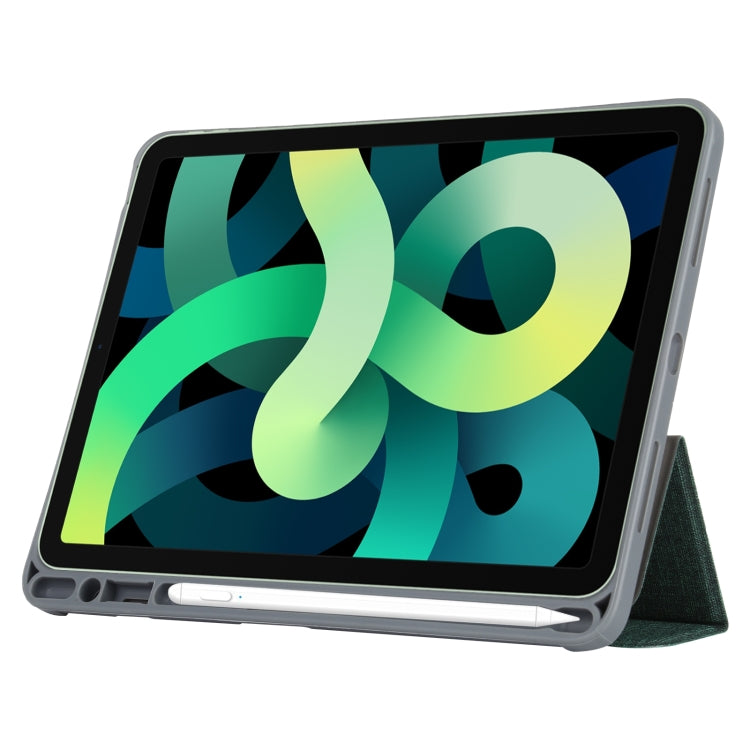 For iPad 2025 / 2022 Mutural YASHI Series Tablet Leather Smart Case(Green) - iPad 2025 / 2022 Cases by buy2fix | Online Shopping UK | buy2fix