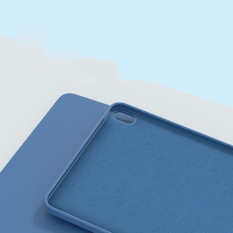 For iPad 2025 / 2022 Mutural Silicone Microfiber Tablet Case(Light Blu) - iPad 2025 / 2022 Cases by buy2fix | Online Shopping UK | buy2fix
