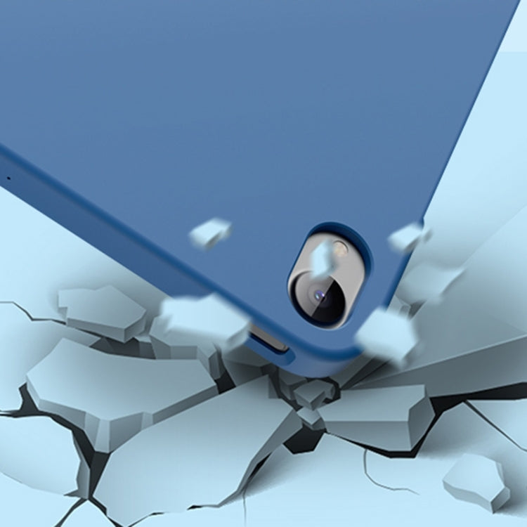 For iPad 2025 / 2022 Mutural Silicone Microfiber Tablet Case(Pink Orange) - iPad 2025 / 2022 Cases by buy2fix | Online Shopping UK | buy2fix