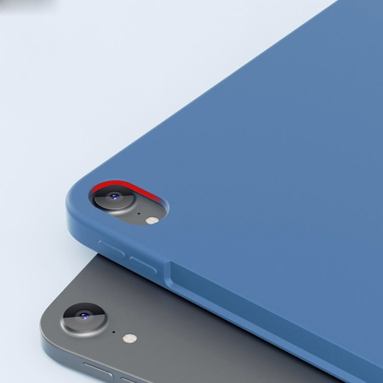 For iPad 2025 / 2022 Mutural Silicone Microfiber Tablet Case(Pink Orange) - iPad 2025 / 2022 Cases by buy2fix | Online Shopping UK | buy2fix