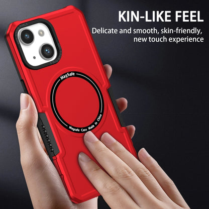 For iPhone 14 MagSafe Shockproof Armor Phone Case(Red) by buy2fix