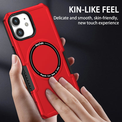 For iPhone 12 MagSafe Shockproof Armor Phone Case(Red) by buy2fix