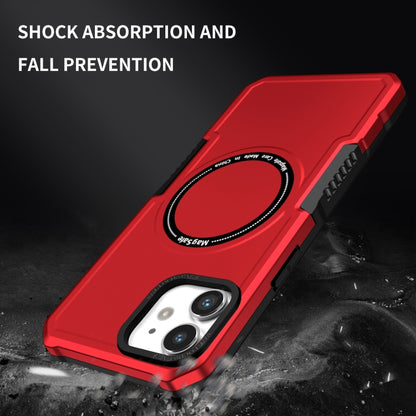 For iPhone 11 MagSafe Shockproof Armor Phone Case(Red) by buy2fix