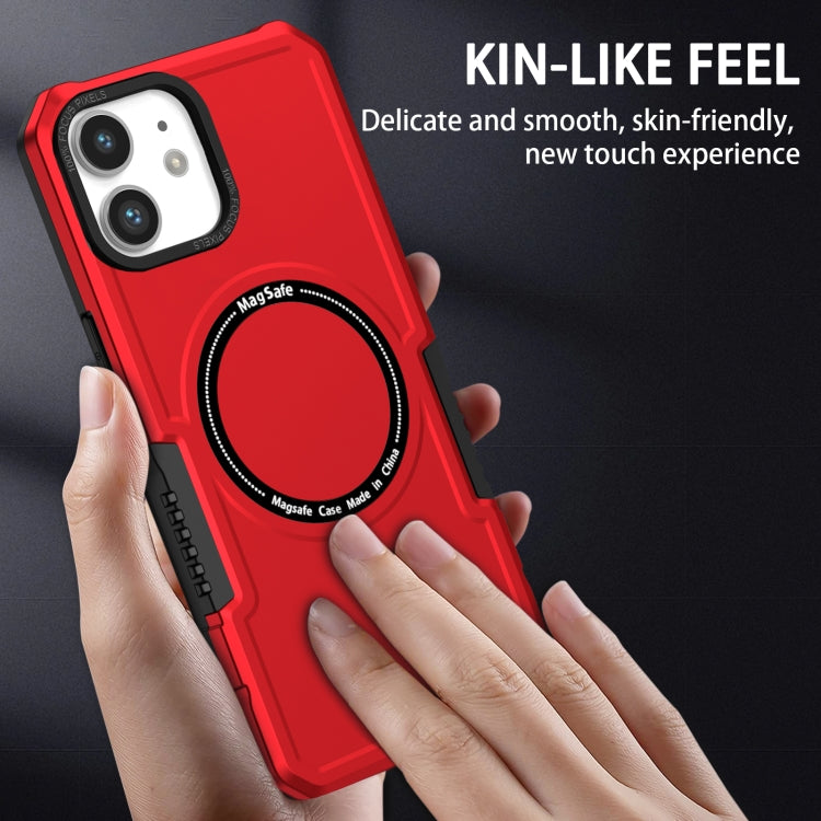 For iPhone 11 MagSafe Shockproof Armor Phone Case(Red) by buy2fix
