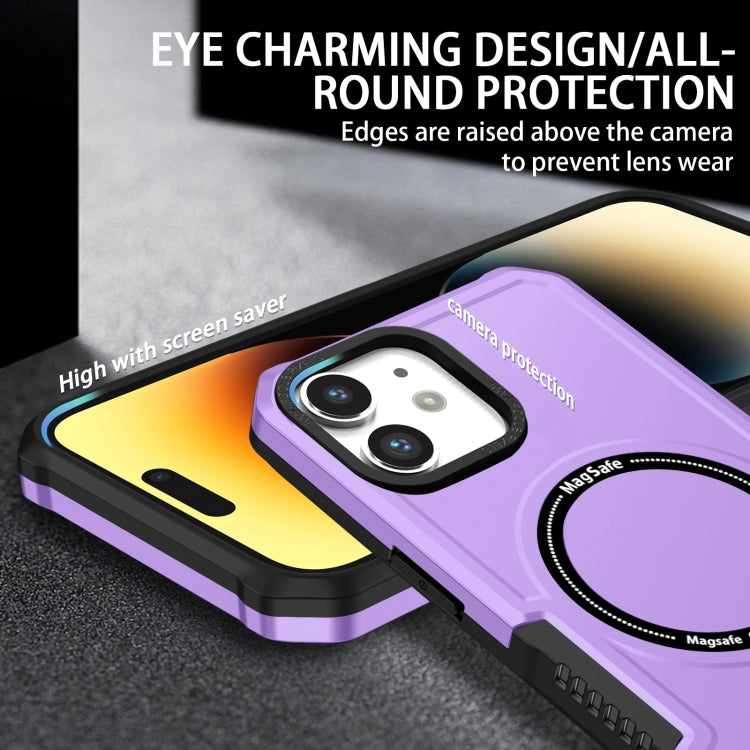 For iPhone 11 MagSafe Shockproof Armor Phone Case(Purple) by buy2fix