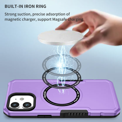 For iPhone 11 MagSafe Shockproof Armor Phone Case(Purple) by buy2fix