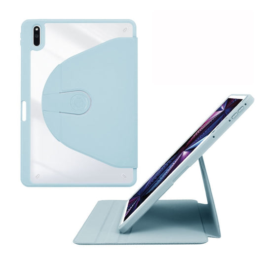 For Huawei MatePad Pro 11 2022 Acrylic 360 Degree Rotation Holder Tablet Leather Case(White Ice) - Huawei by buy2fix | Online Shopping UK | buy2fix