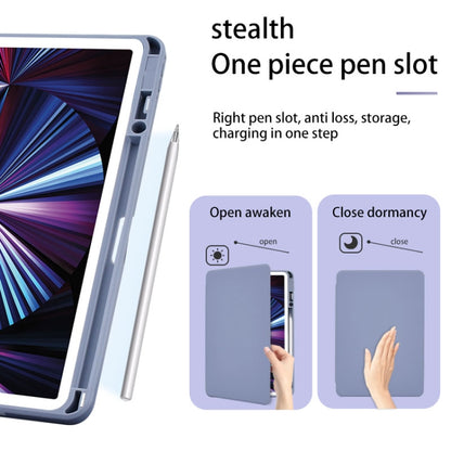 For Huawei MatePad Pro 11 2022 Acrylic 360 Degree Rotation Holder Tablet Leather Case(Purple) - Huawei by buy2fix | Online Shopping UK | buy2fix