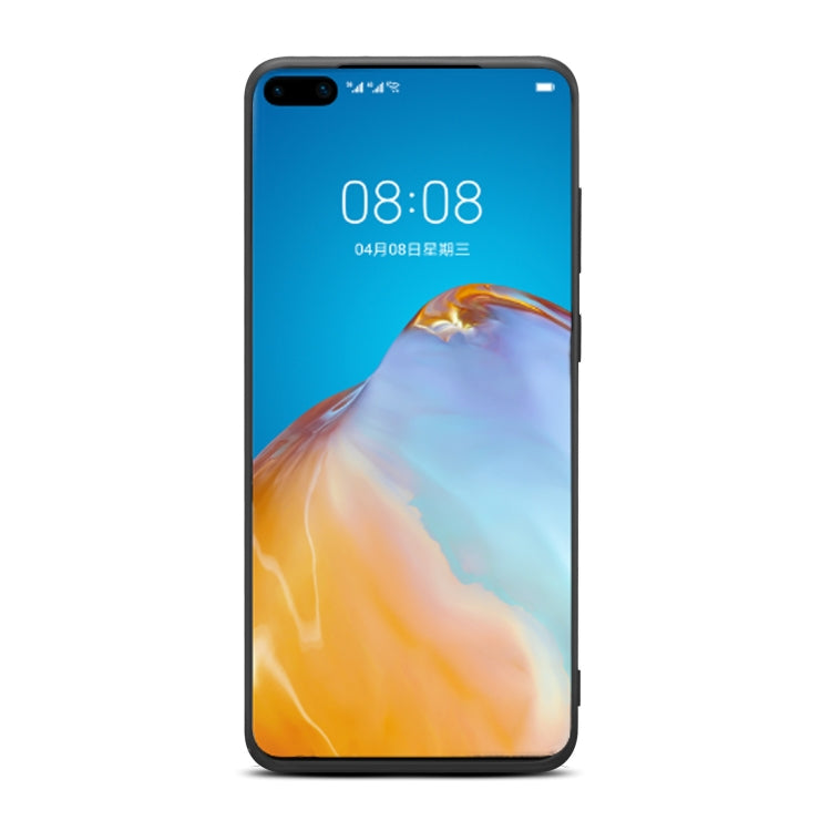 For Huawei P40 Pro Denior DV Elastic Card PU Back Cover Phone Case(Grey) - Huawei Cases by Denior | Online Shopping UK | buy2fix