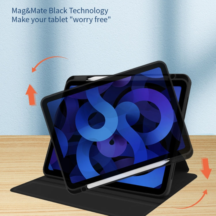 For iPad mini 5 / 4 Acrylic 360 Degree Rotation Holder Tablet Leather Case(Purple) - More iPad Cases by buy2fix | Online Shopping UK | buy2fix