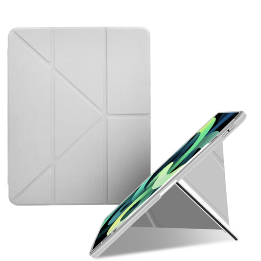 Acrylic 2 in 1 Y-fold Smart Leather Tablet Case For iPad 9.7 2018 / 2017 / Air 2 / Air 1(Grey) - iPad 9.7 (2018) & (2017) Cases by buy2fix | Online Shopping UK | buy2fix