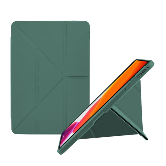 For OPPO Pad 11 2022 Acrylic 2 in 1 Y-fold Smart Leather Tablet Case(Emerald) - OPPO by buy2fix | Online Shopping UK | buy2fix