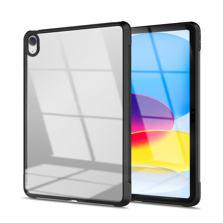 For iPad 2025 / 2022 Acrylic TPU Transparent Tablet Protective Case(Black) - iPad 2025 / 2022 Cases by buy2fix | Online Shopping UK | buy2fix