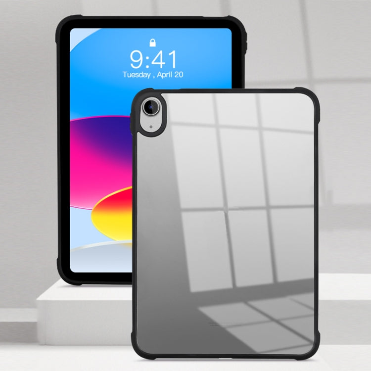 For iPad 2025 / 2022 Acrylic TPU Transparent Tablet Protective Case(Navy Blue) - iPad 2025 / 2022 Cases by buy2fix | Online Shopping UK | buy2fix