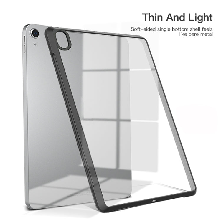 For iPad 2025 / 2022 Acrylic TPU Transparent Tablet Protective Case(Black) - iPad 2025 / 2022 Cases by buy2fix | Online Shopping UK | buy2fix