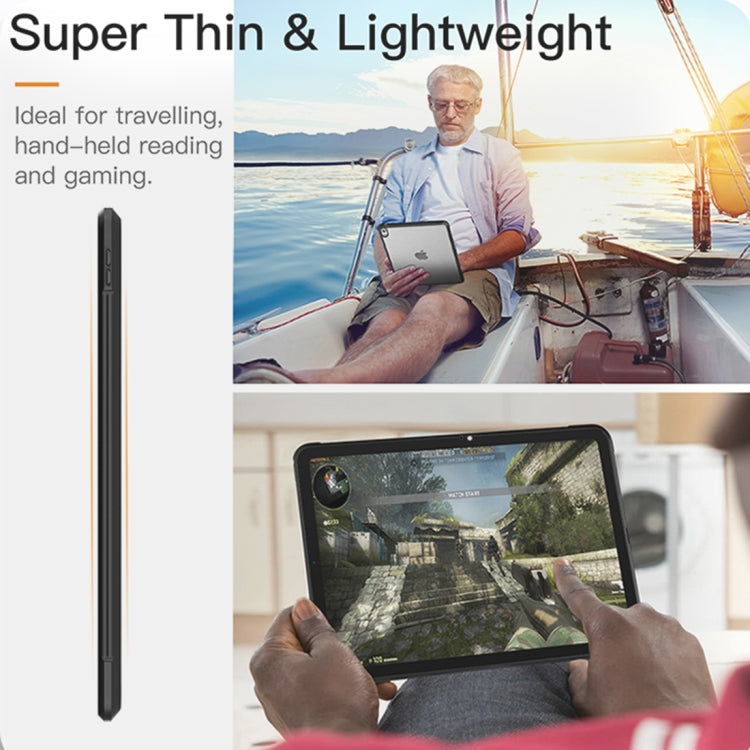 For iPad 2025 / 2022 Acrylic TPU Transparent Tablet Protective Case(Navy Blue) - iPad 2025 / 2022 Cases by buy2fix | Online Shopping UK | buy2fix