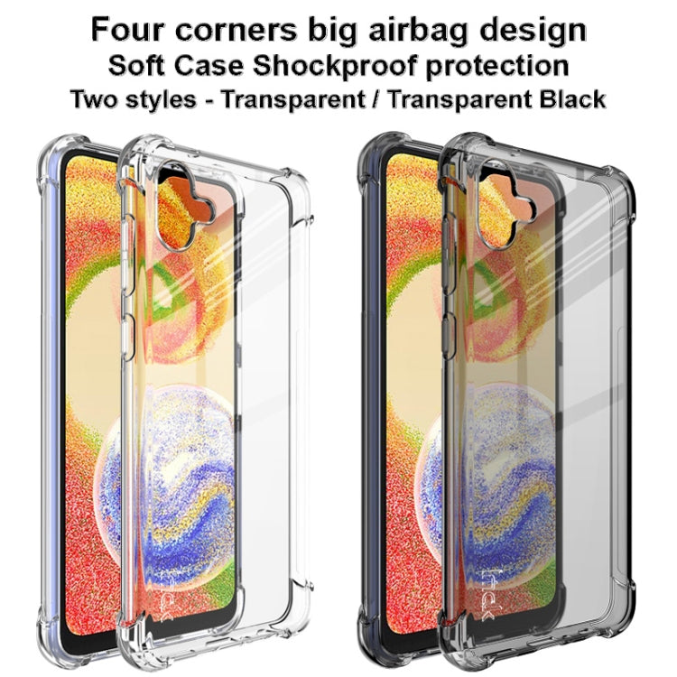 For Samsung Galaxy A04 4G imak TPU Phone Case(Transparent Black) by imak